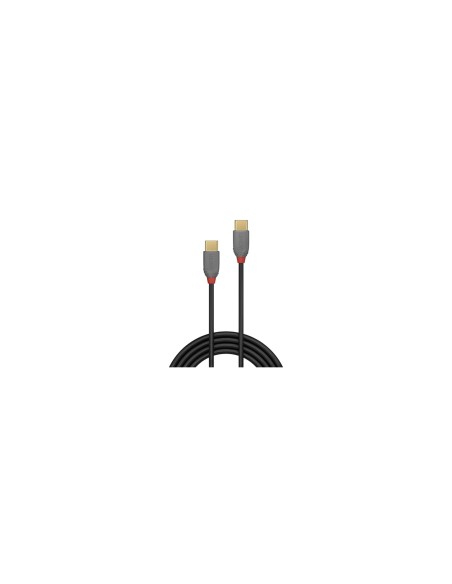 Lindy 36872 cable USB USB 2.0 2 m USB C 0,48 Gbit/s Negro, Gris