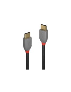 Lindy 36871 cable USB USB 2.0 1 m USB C 0,48 Gbit/s Negro, Gris