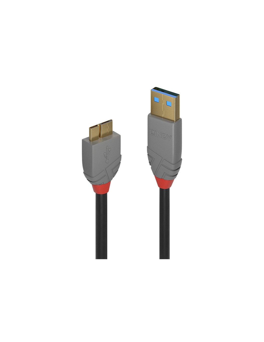 Lindy 36766 cable USB 1 m USB 3.2 Gen 1 (3.1 Gen 1) USB A Micro-USB B Negro