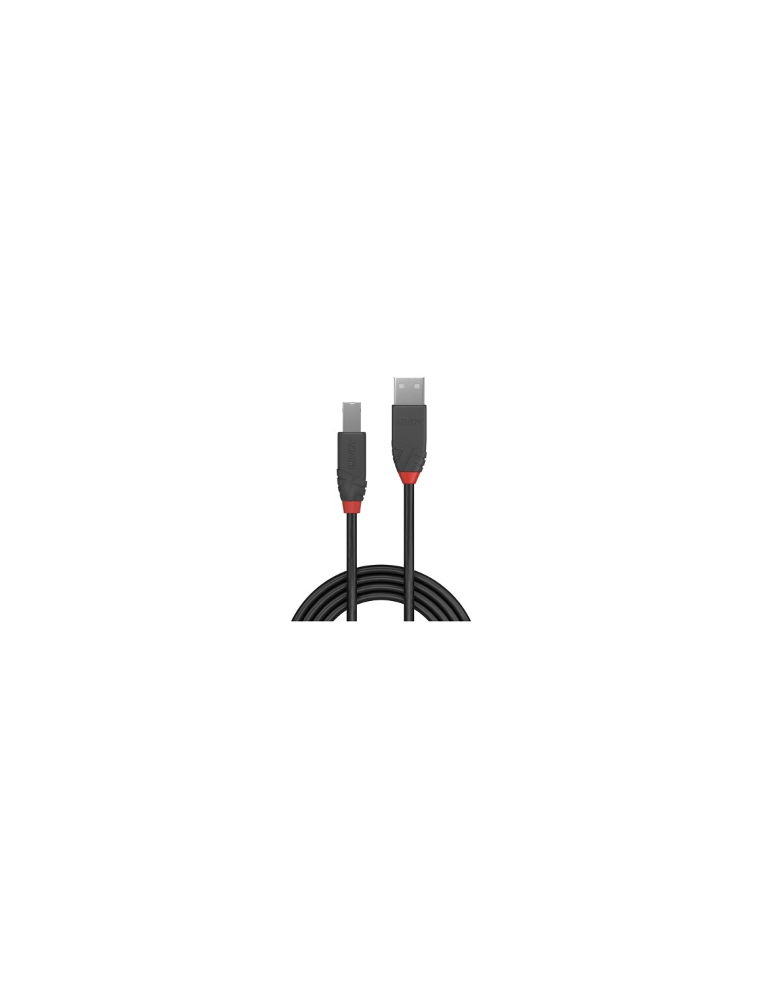 Lindy 36672 cable USB 1 m USB 2.0 USB A USB B Negro