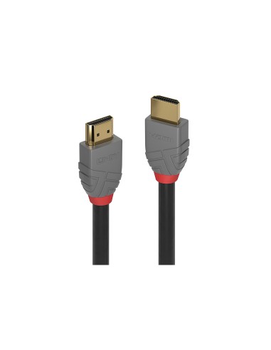 Lindy 36961 cable HDMI 0,5 m HDMI tipo A (Estándar) Negro, Gris
