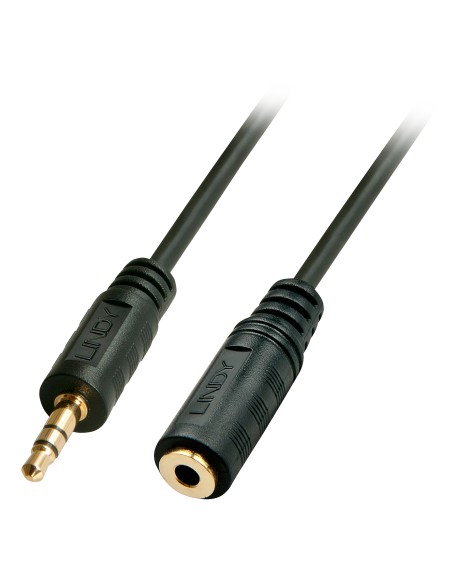 Lindy 35652 cable de audio 2 m 3,5mm Negro
