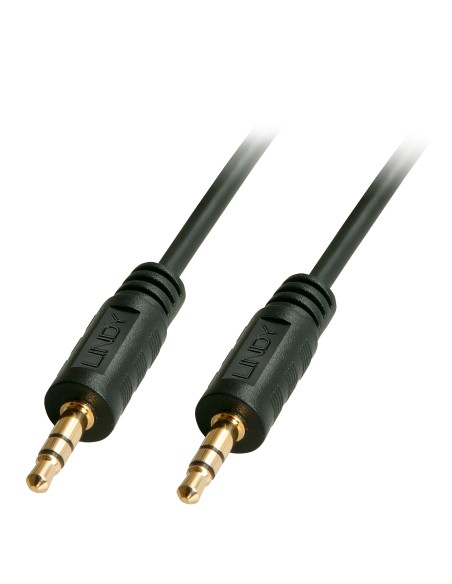 Lindy 35642 cable de audio 2 m 3,5mm Negro