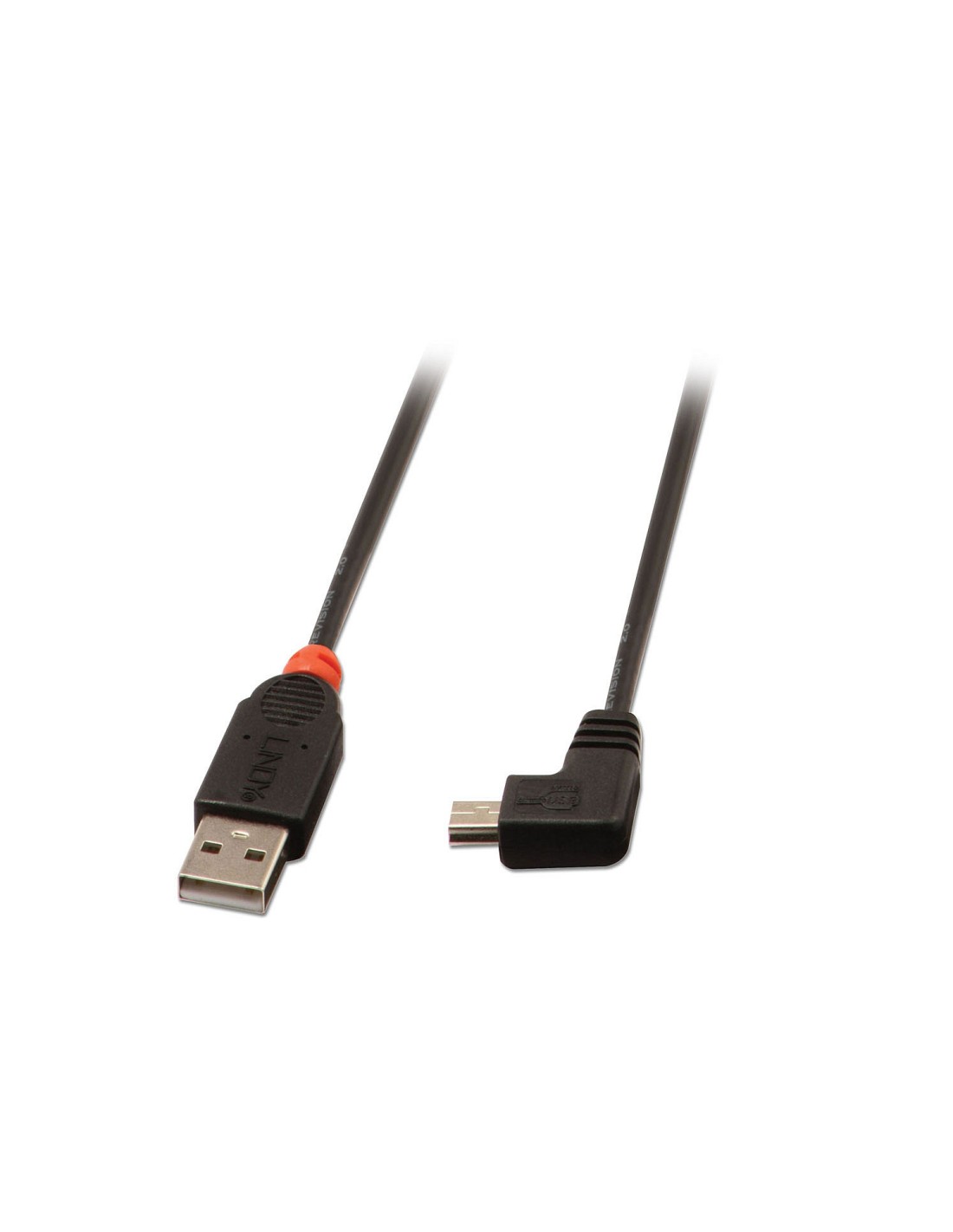 Lindy 31970 cable USB 0,5 m USB 2.0 USB A Mini-USB B Negro