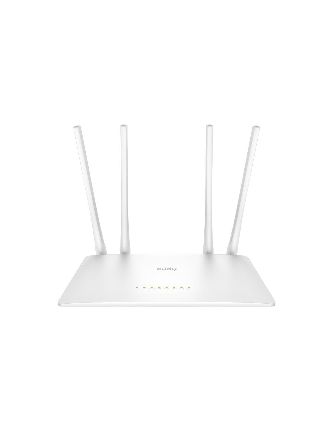 Cudy WR1200 router inalámbrico Ethernet rápido Doble banda (2,4 GHz / 5 GHz) Blanco