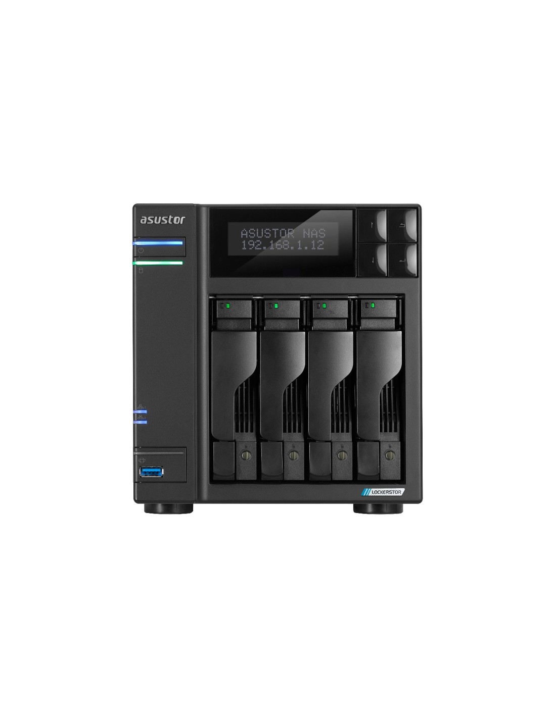 Asustor LOCKERSTOR 4 Gen2 (AS6704T) NAS Escritorio Ethernet Negro N5105