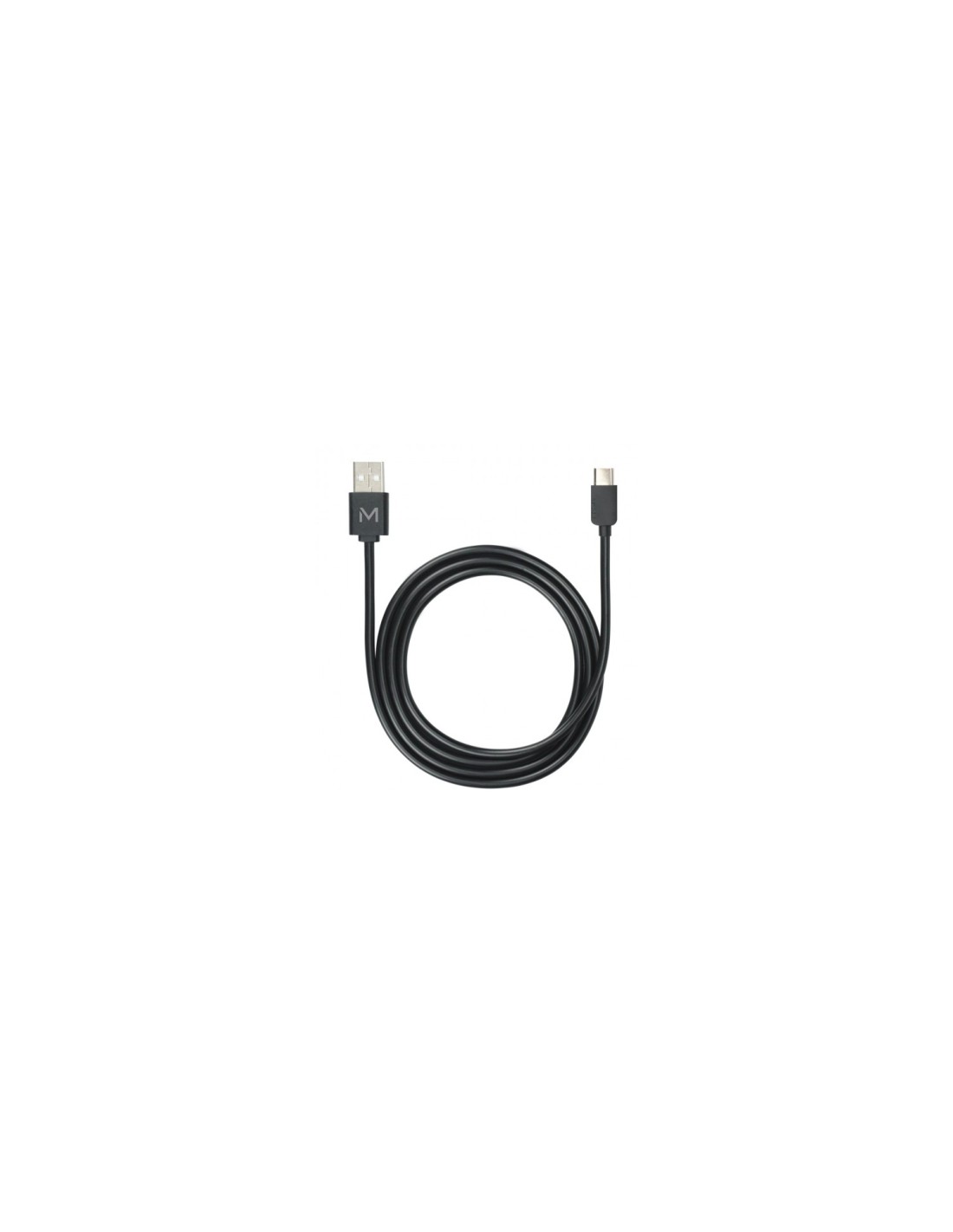 Mobilis 001278 cable USB 1 m USB A USB C Negro