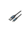Vention Cable USB 2.0 COLBI/ USB Macho - MicroUSB Macho/ Hasta 60W/ 480Mbps/ 3m/ Negro