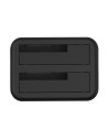 AISENS Estacion De Docking De Doble Bahia ASDS-D01B SATA 2.5/3.5 A USB 3.0/3.1 Gen1, Clone, Negra