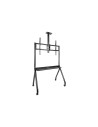TooQ iStar Soporte de Suelo con Ruedas para Pantallas 55"- 100", Negro