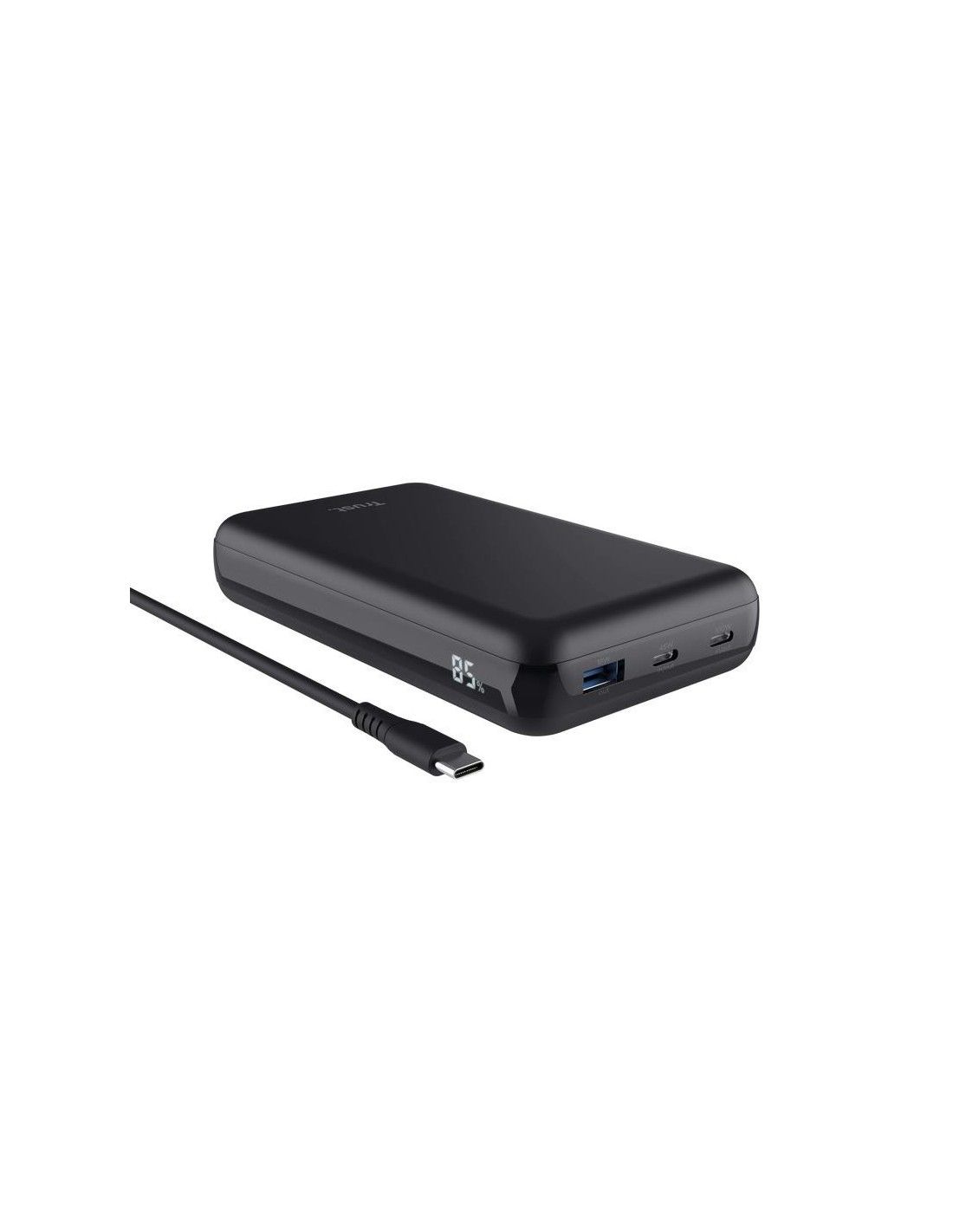 BATERIA EXTERNA 100W USB-A + 2X USB-C BLACK