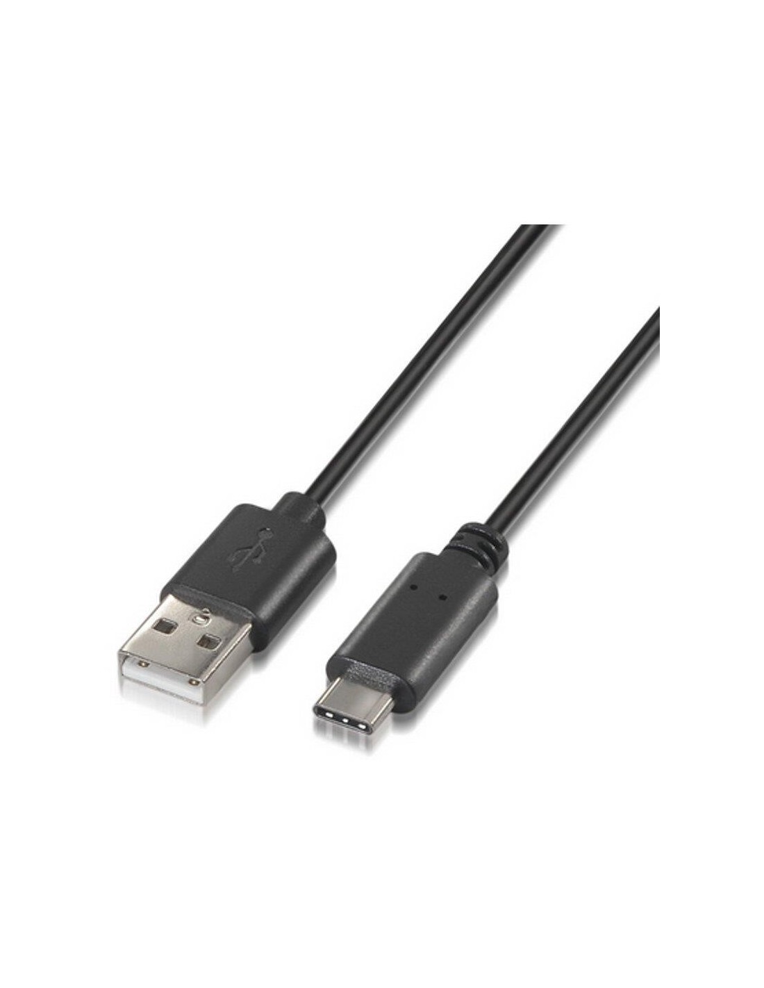 CABLE USB 3A TIPO USB-CM-AM NEGRO 0.5M NANOCABLE