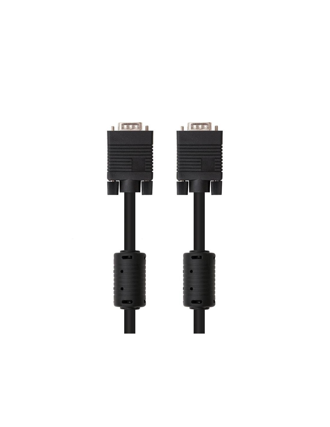 CABLE SVGA NANOCABLE HDB15M/HDB15M 10M 2 FERRITAS