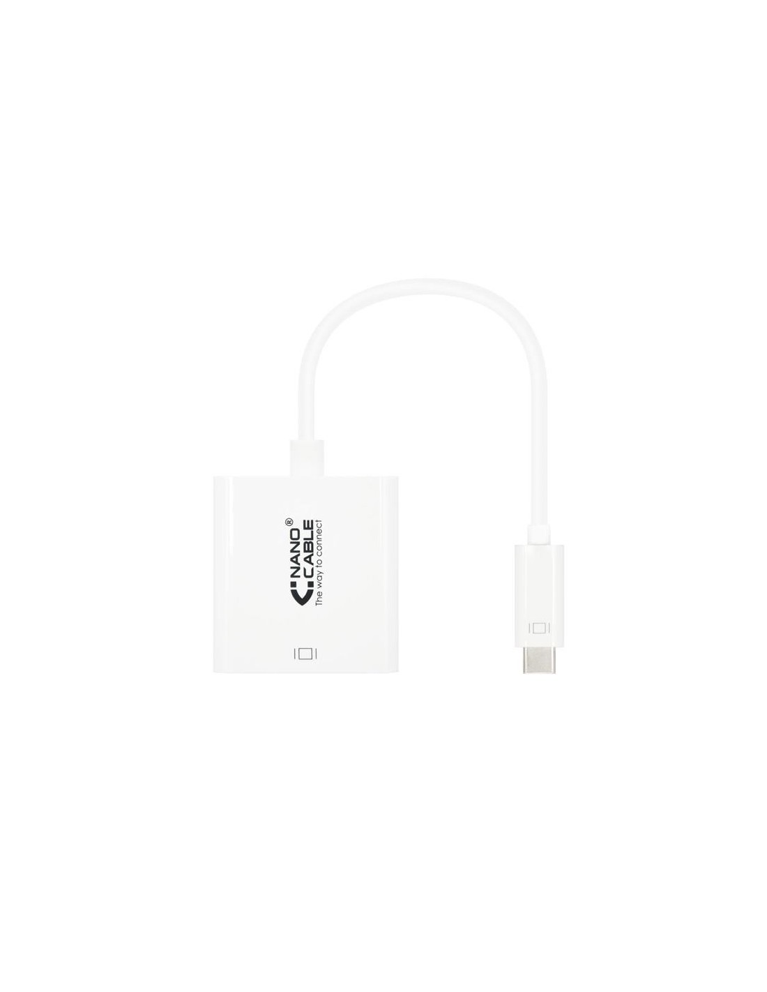 CABLE CONVERSOR NANOCABLE THUNDERBOLT USB-C C A HDMI 15CM WHITE
