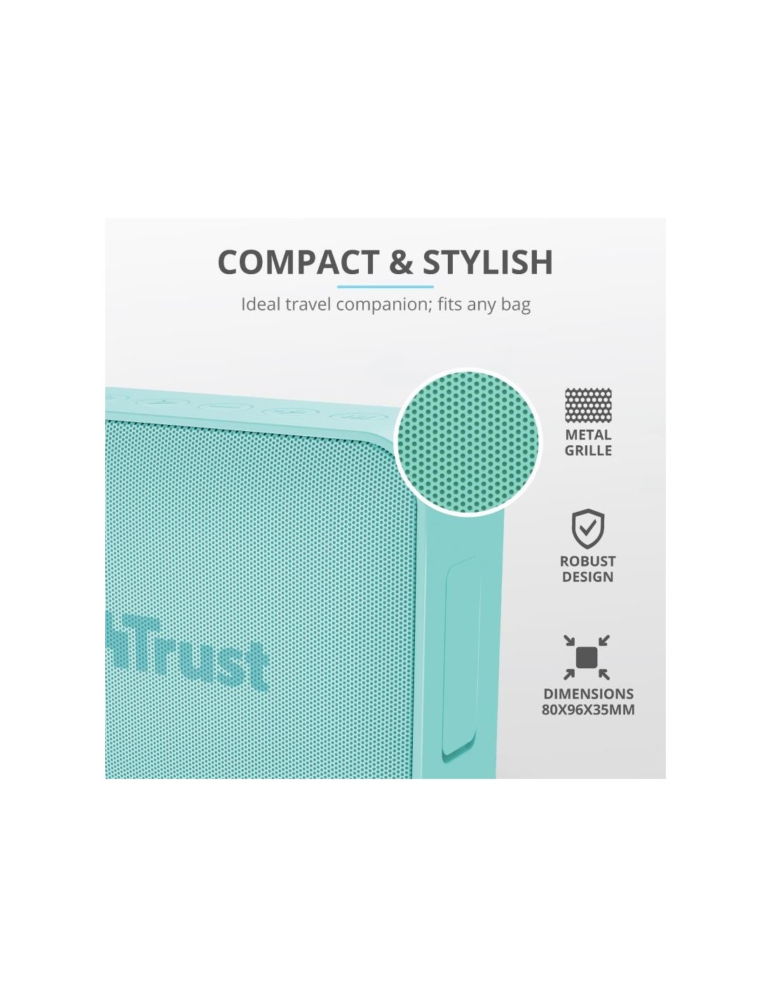 ALTAVOCES TRUST ZOWY WIRELESS BLUETOOTH MINT