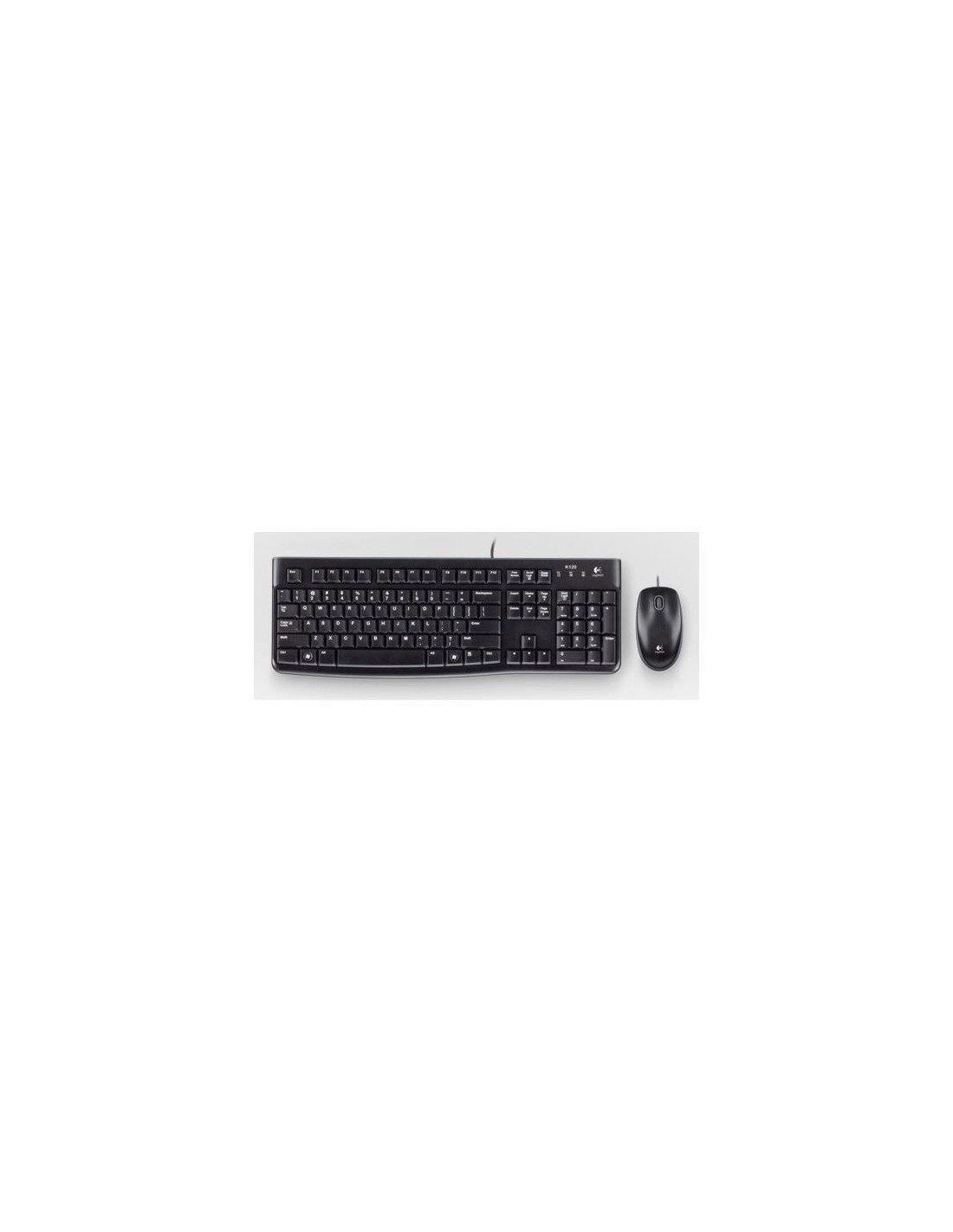 TECLADO + RATON LOGITECH MK120 USB BLACK
