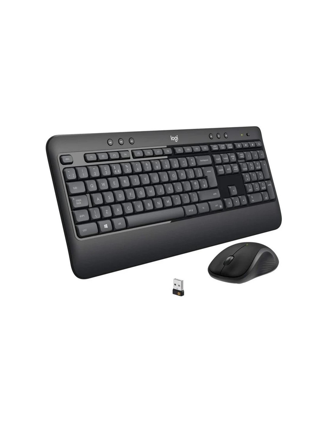 TECLADO + RATON LOGITECH MK540 WIRELESS BLACK
