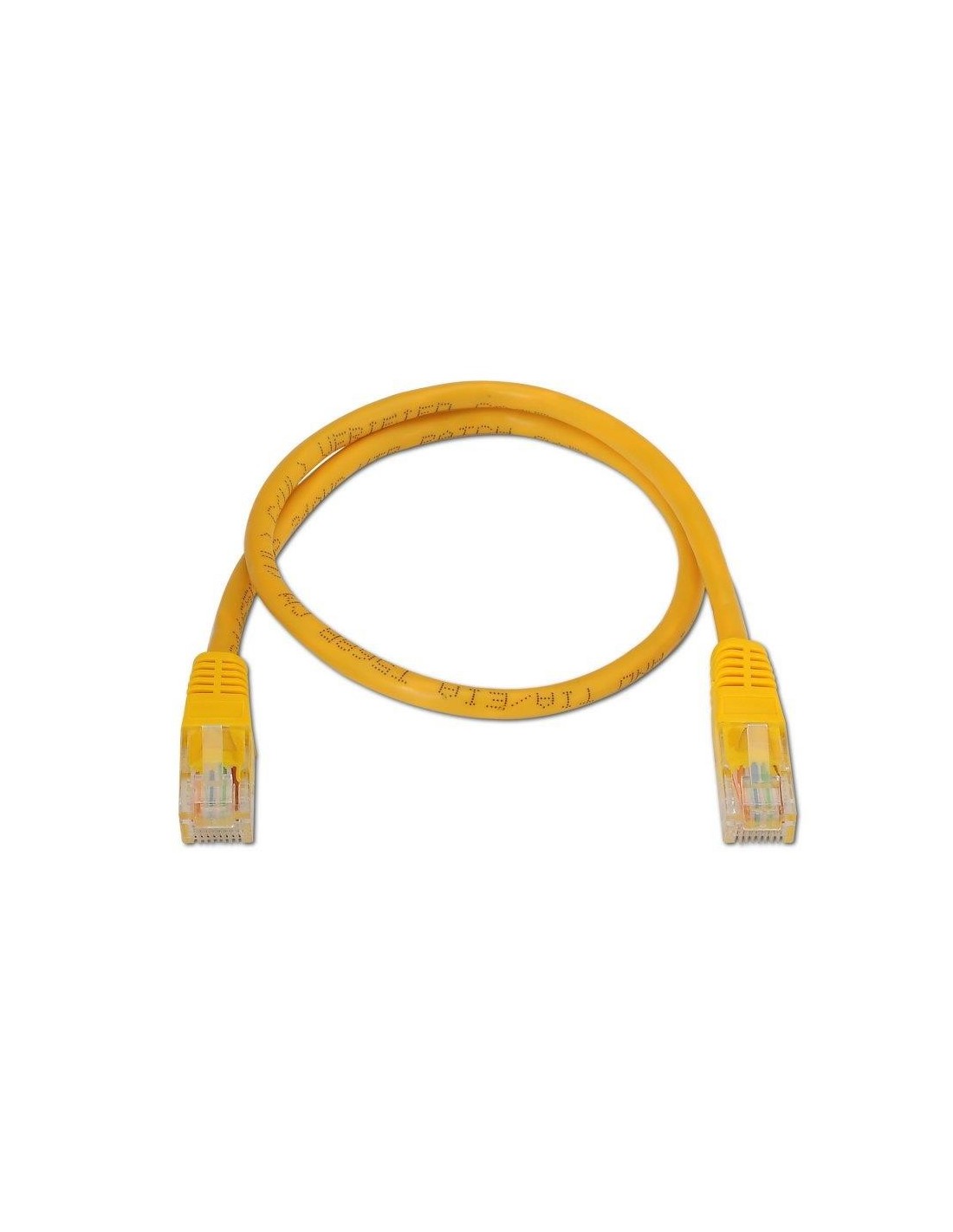 CABLE DE RED CAT.6 UTP 0.5M AISENS YELLOW