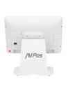 TPV AVPOS K5000 15 ALUMINIO TACTIL I7/8GB/SSD128/W11P WHITE 3YR GARANTIA