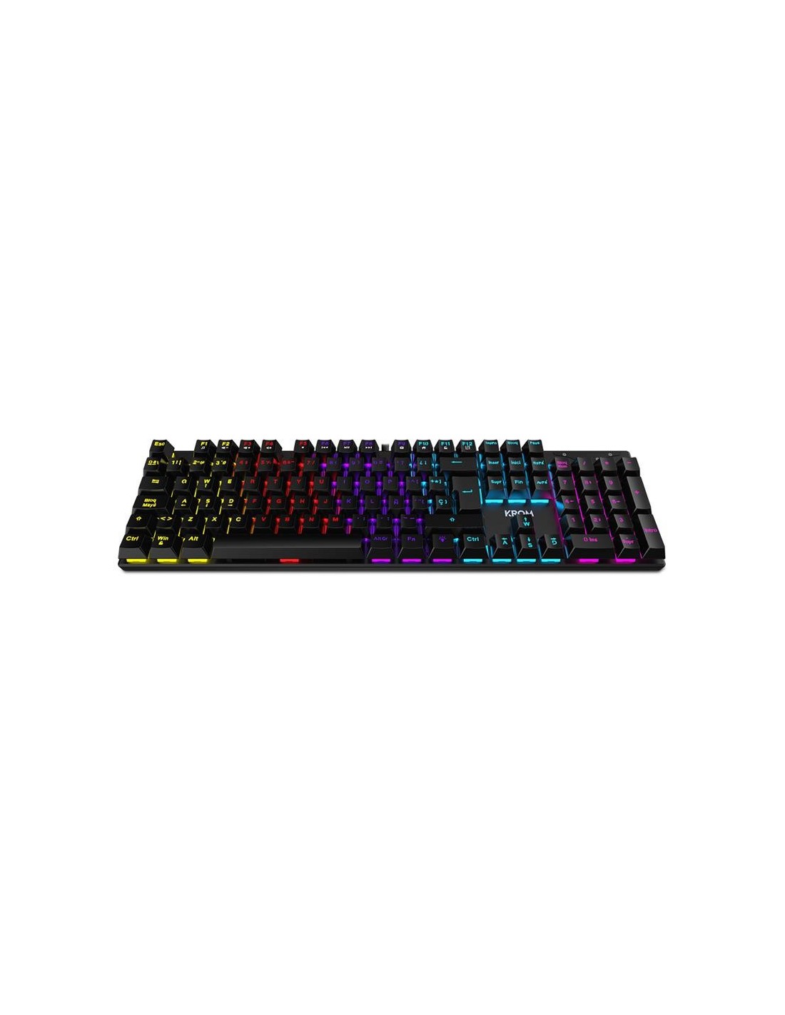TECLADO GAMING KROM KASIC MECANICO USB RGB