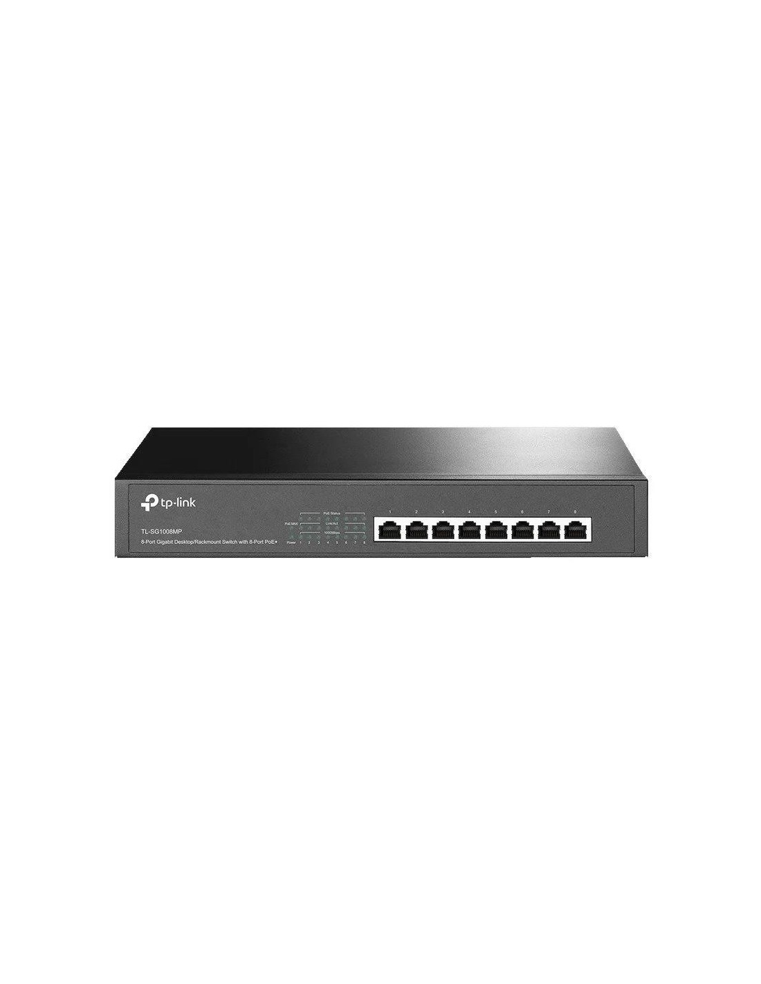 SWITCH TP-LINK GIGABIT 8 PUERTOS TL-SG1008P POE RACK