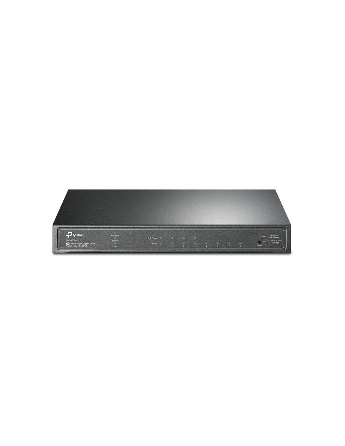 SWITCH TP-LINK TL-SG2008P GIGABIT 8 PUERTOS 4P POE SEMIGESTIONABLE
