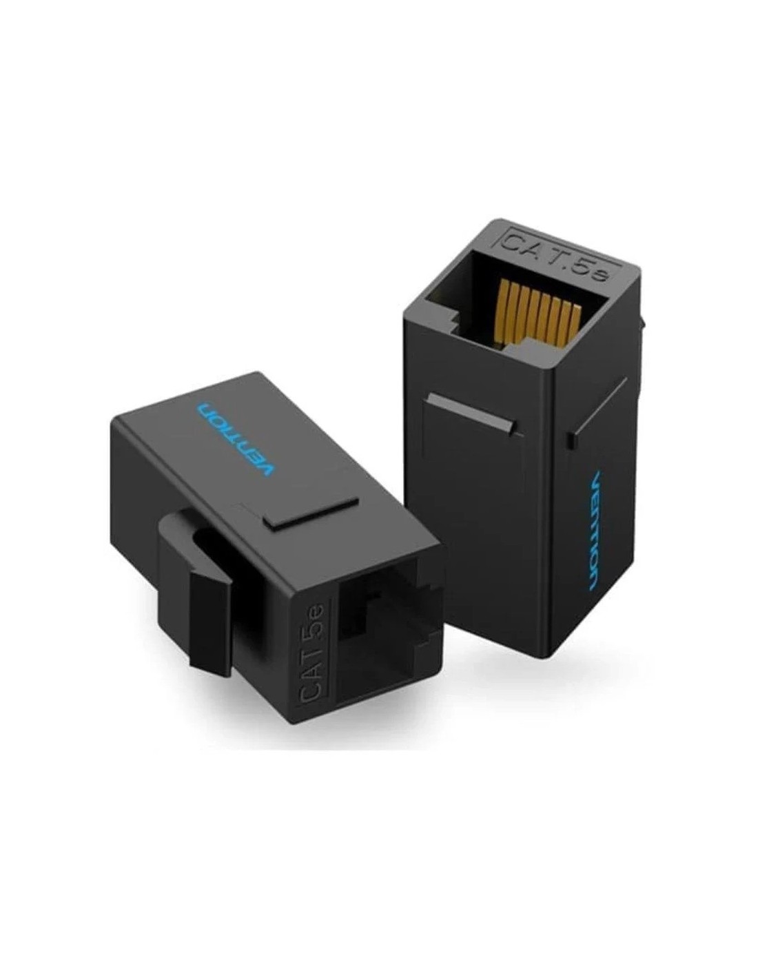 ADAPTADOR VENTION RJ45 CAT.5E UTP HEMBRA - HEMBRA BLACK