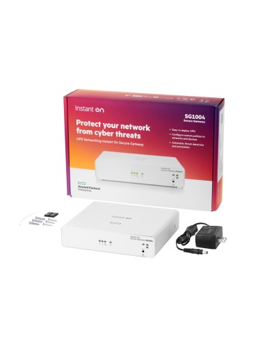 HPE Networking Instant On Secure SG1004 pasarel y controlador 10, 100, 1000 Mbit/s