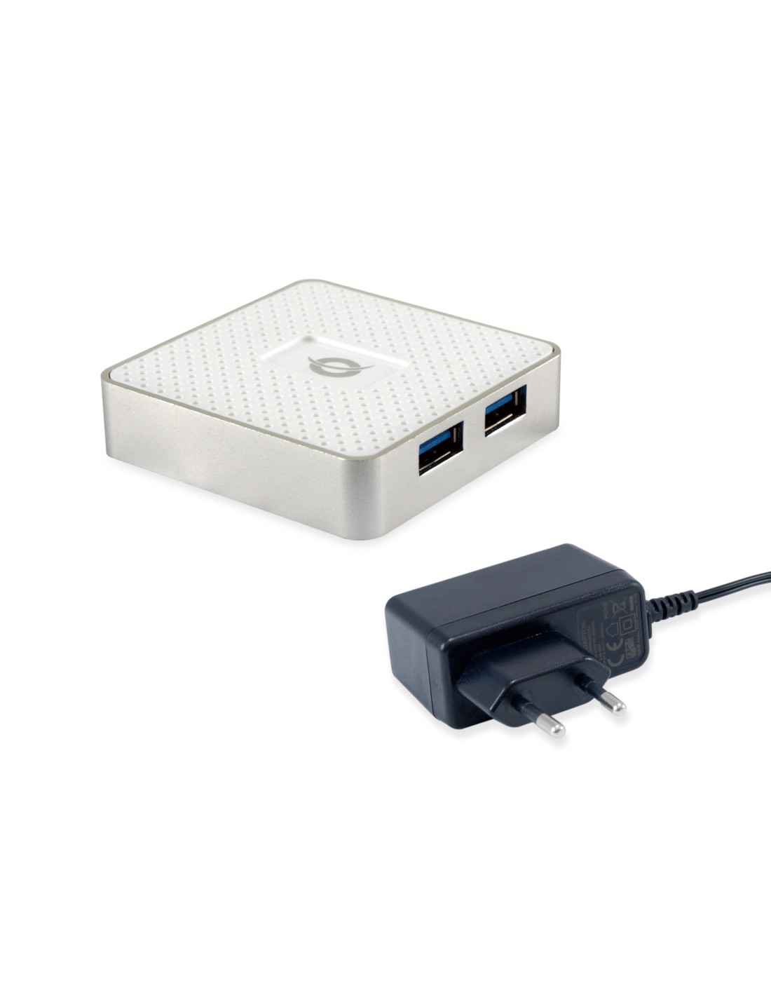 Conceptronic HUBBIES03W hub de interfaz USB 3.2 Gen 1 (3.1 Gen 1) Micro-B 5000 Mbit/s Blanco