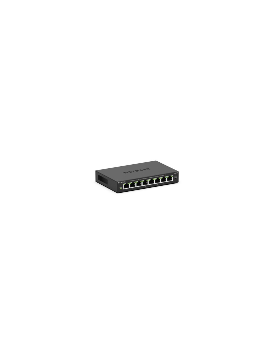 NETGEAR GS308E Gestionado L2/L3 Gigabit Ethernet (10/100/1000) Negro