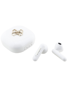 GUESS AURICULAR BLUETOOTH TWS 4G LOGO BLANCO