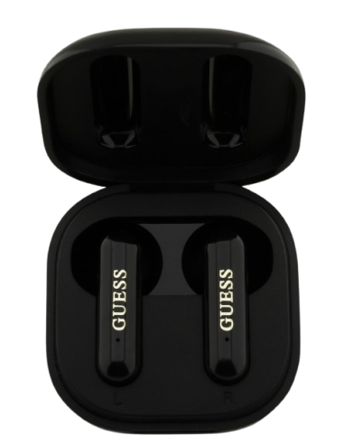GUESS AURICULAR BLUETOOTH TWS 4G LOGO NEGRO