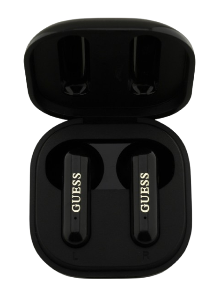 GUESS AURICULAR BLUETOOTH TWS 4G LOGO NEGRO