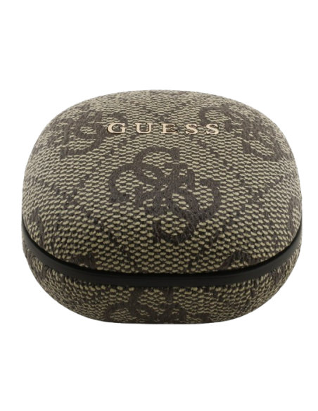 GUESS AURICULAR BLUETOOTH TWS ENC 4G LOGO MARRÓN