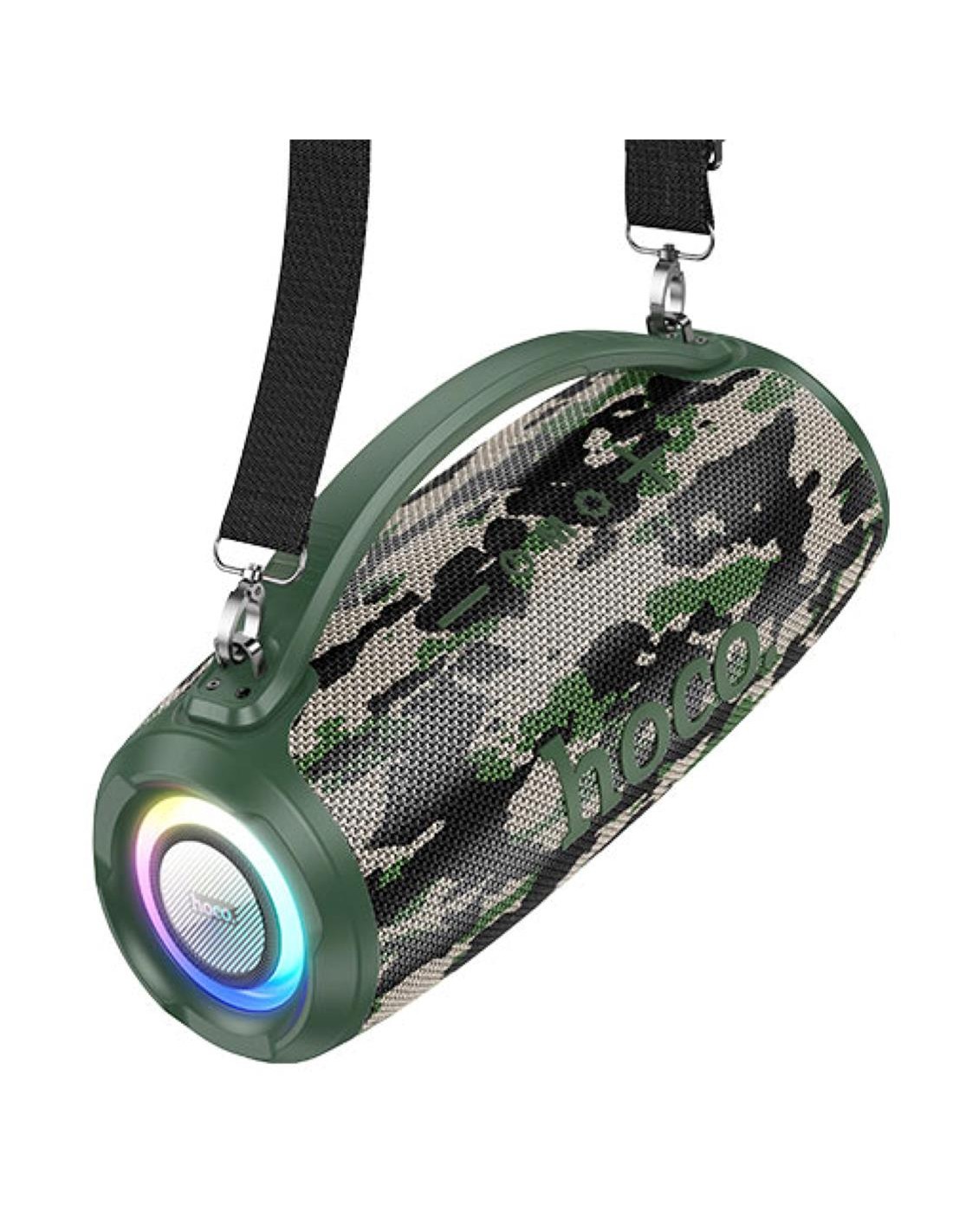 Hoco HA4 Altavoz Bluetooth 40W con Luces RGB Camuflaje