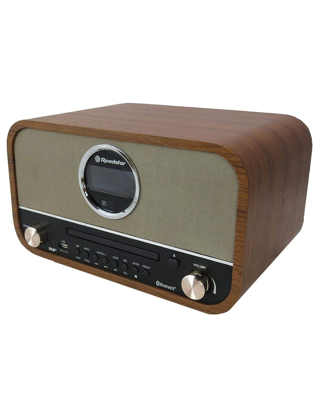 Roadstar HRA-1782 NDBT Minicade Retro con CD, USB y Radio