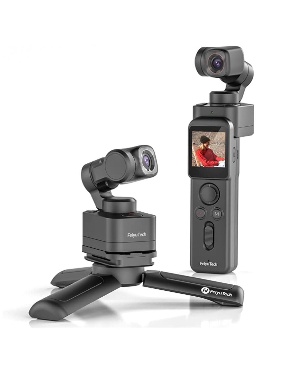 FeiyuTech Pocket 3 Kit CÃ¡mara Vlog 4k 60fps estabilizada con seguimiento por IA