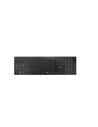 CHERRY KW 9100 SLIM teclado RF Wireless + Bluetooth QWERTZ AlemÃ¡n Negro