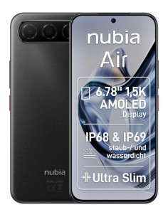 ZTE Nubia Air 5G: 20GB RAM, 256GB ROM, Negro.
