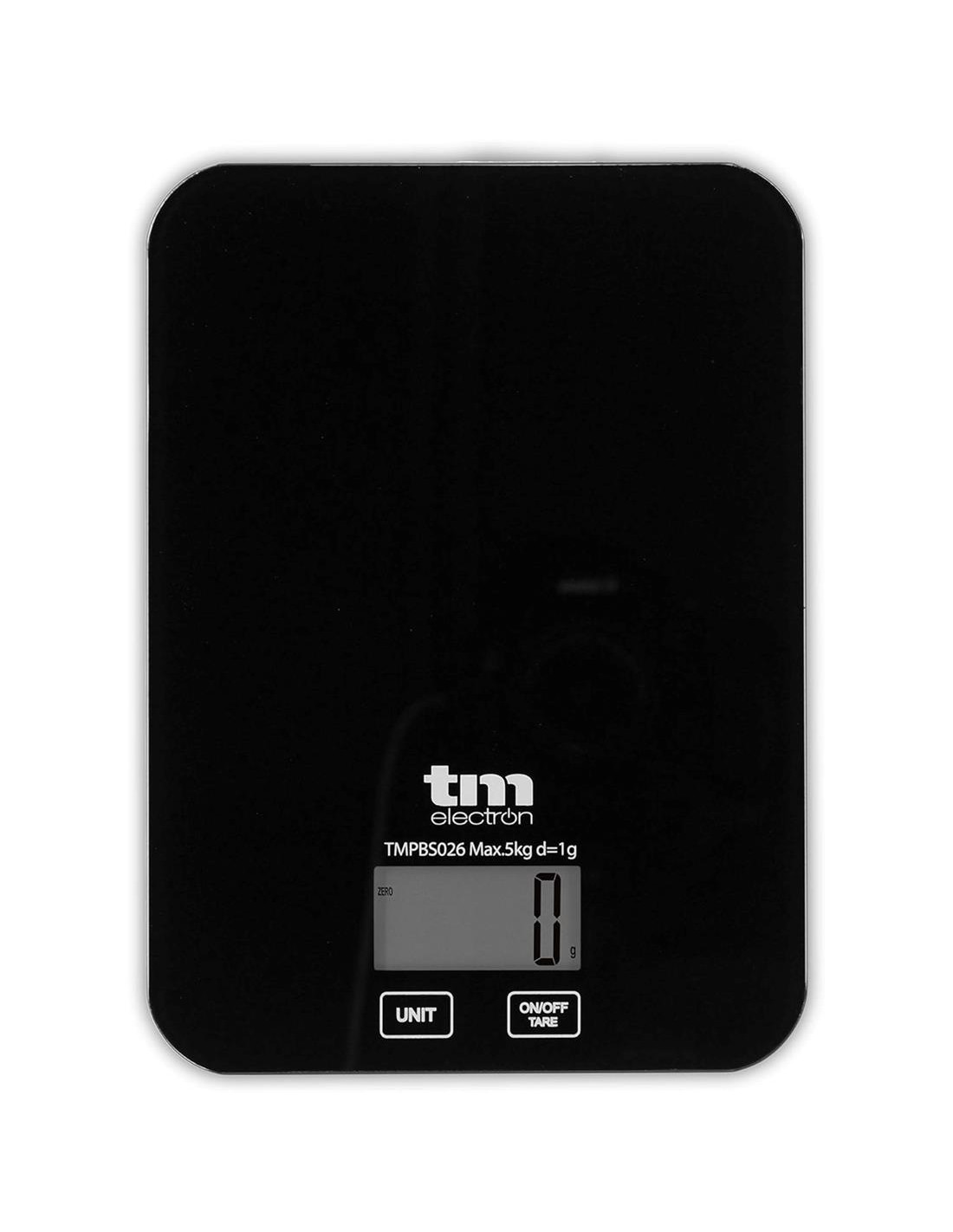 TM BÃ¡scula Cocina 5Kg Negra (TMPBS026)