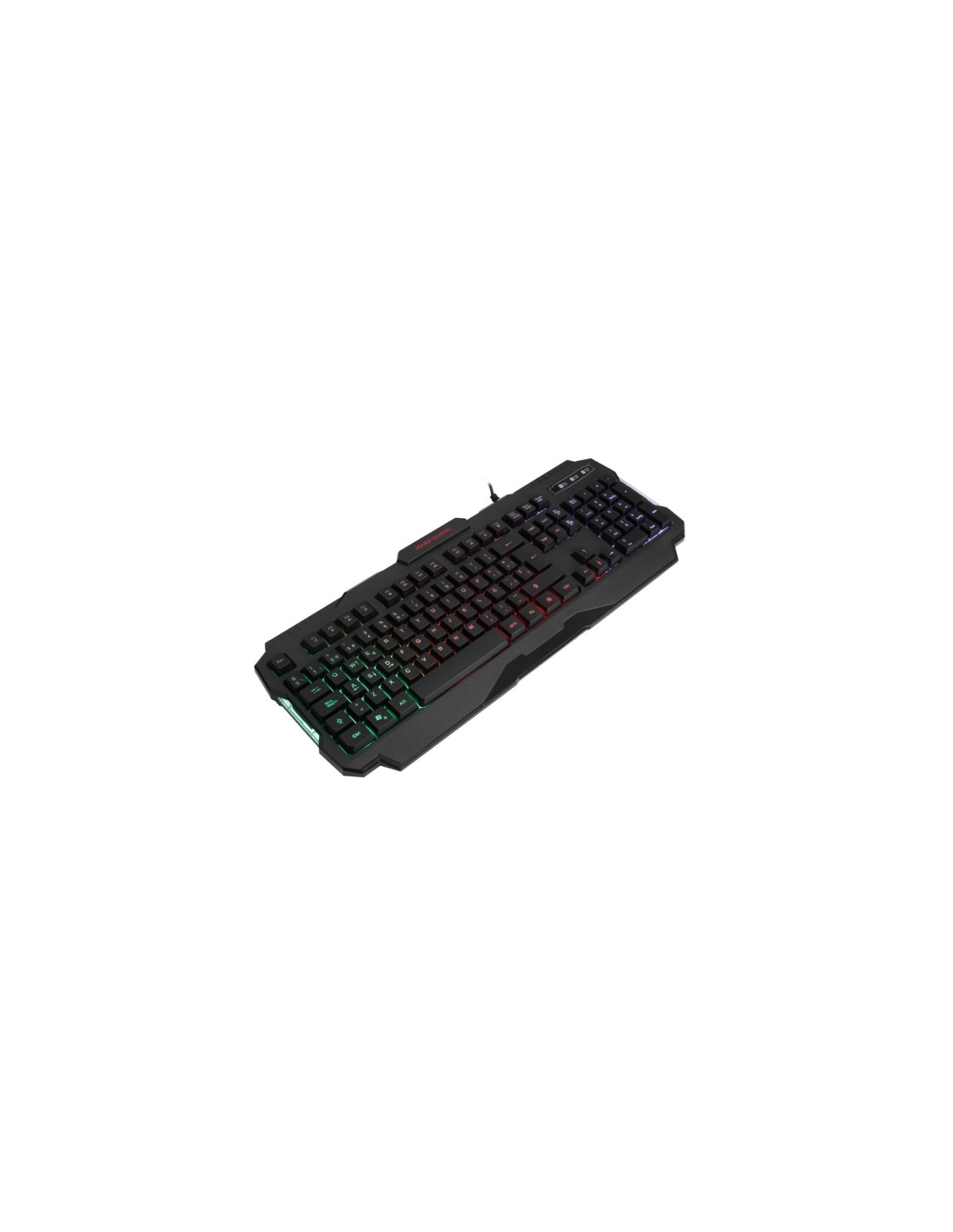 Teclado mars gaming mrk0 rainbow 3 mode rgb negro MRK0FR