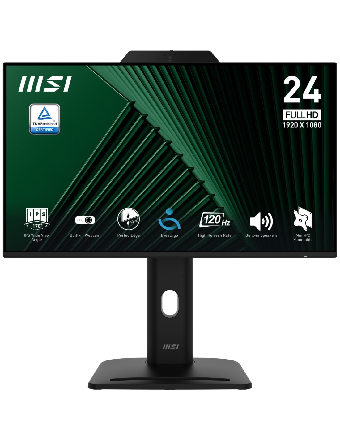 MSI Pro MP242PMG pantalla para PC 60,5 cm (23.8") 1920 x 1080 Pixeles Full HD LCD Negro