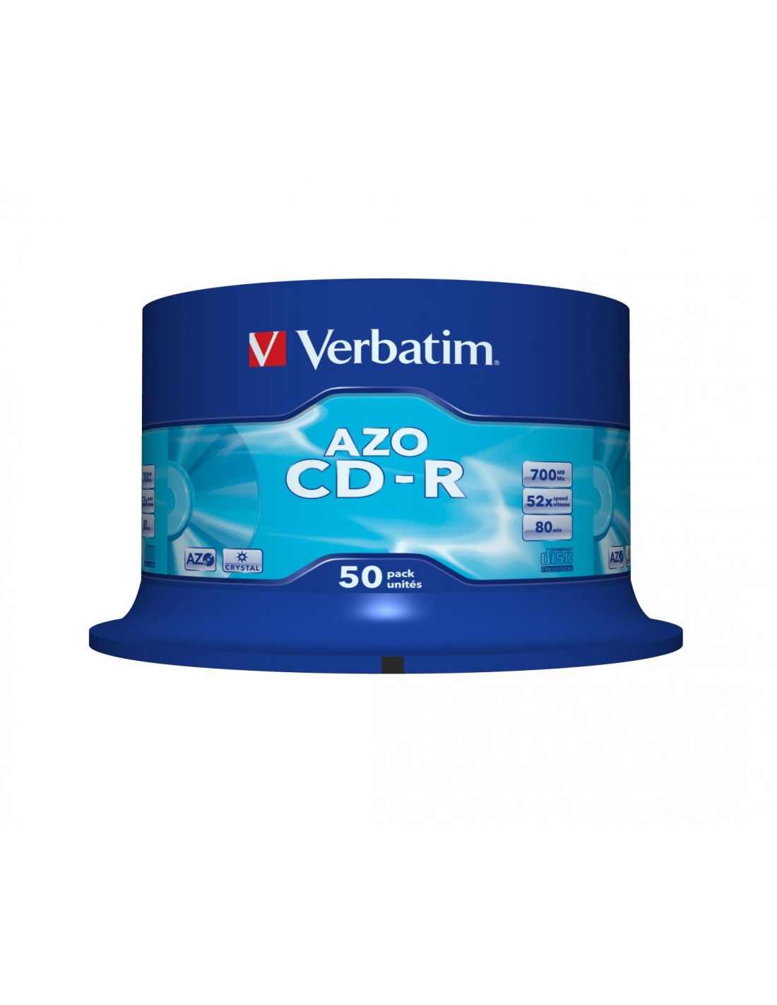 CD-R VERBATIM 50 UNIDADES 700MB 52x 43343