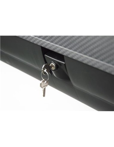 BAUL DE TECHO PARA VEHICULOS 1330X778X345MM EFECTO FIBRA CARBONO ARTPLAST