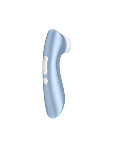 SATISFYER PRO2 + SUCCIONADOR CON VIBRACION AZUL