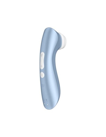 SATISFYER PRO2 + SUCCIONADOR CON VIBRACION AZUL