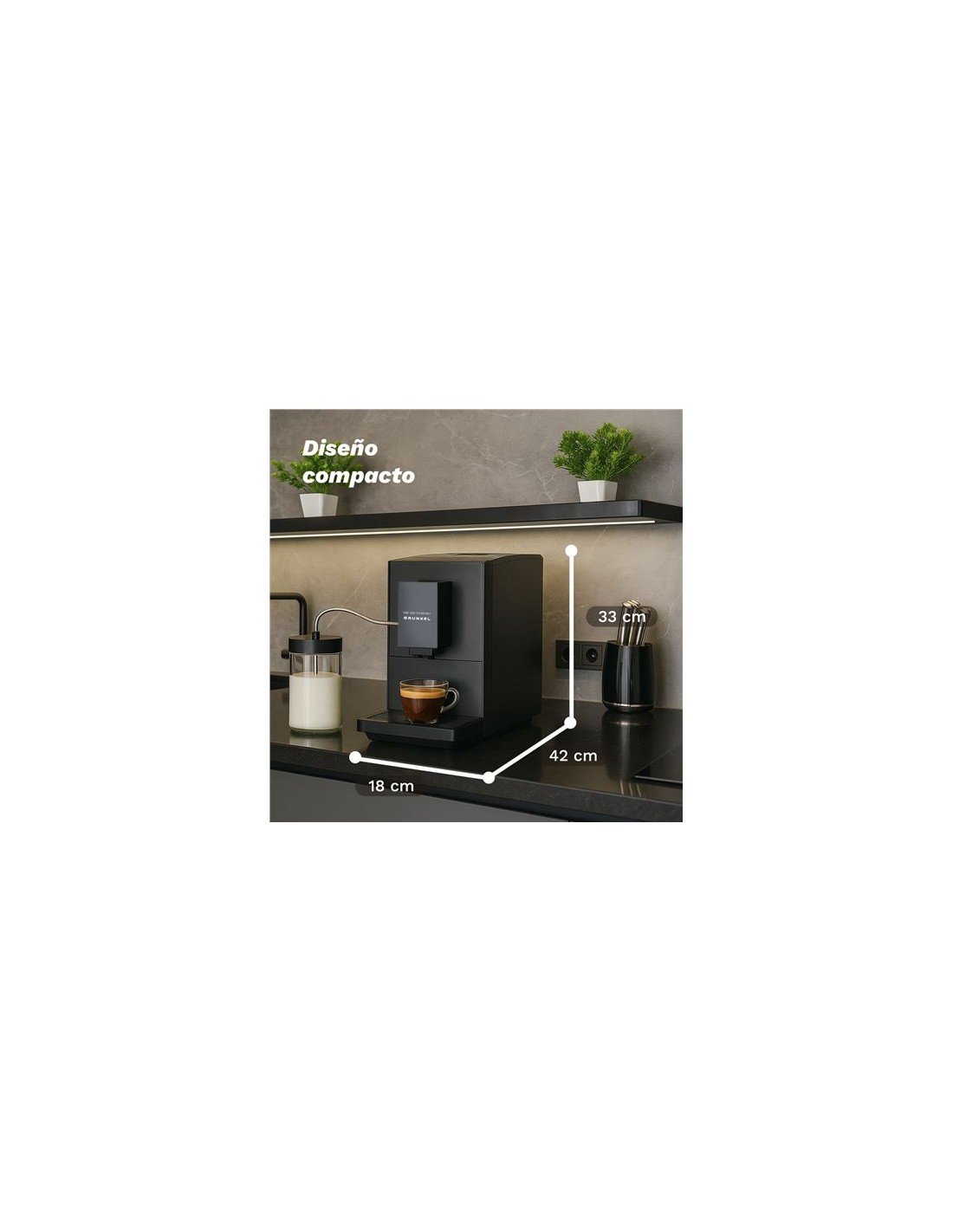CAFETERA SUPERAUTOMATICA DREAMCAFPRESSO GRUNKEL