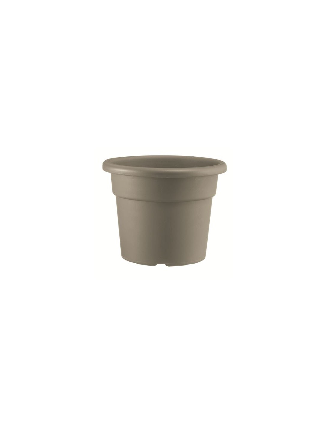 MACETA REDONDA DIAMETRO 16CM TAUPE ARTPLAST