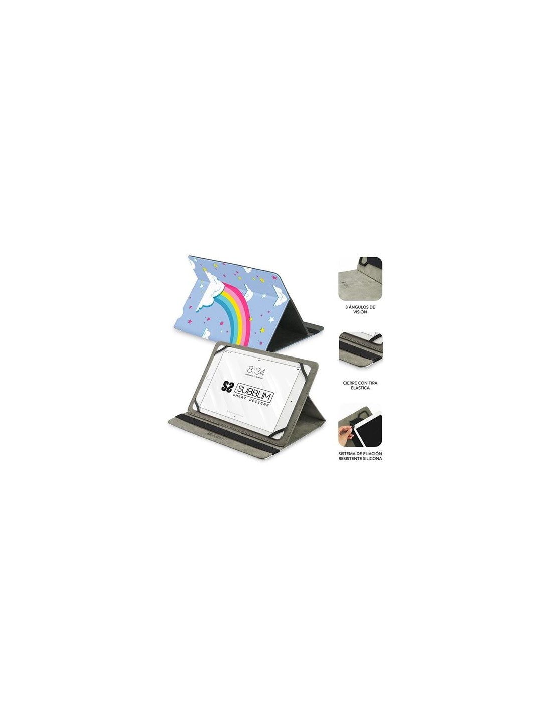 FUNDA UNIVERSAL PARA TABLETS UNICORN 9.6/11\" SUBBLIM