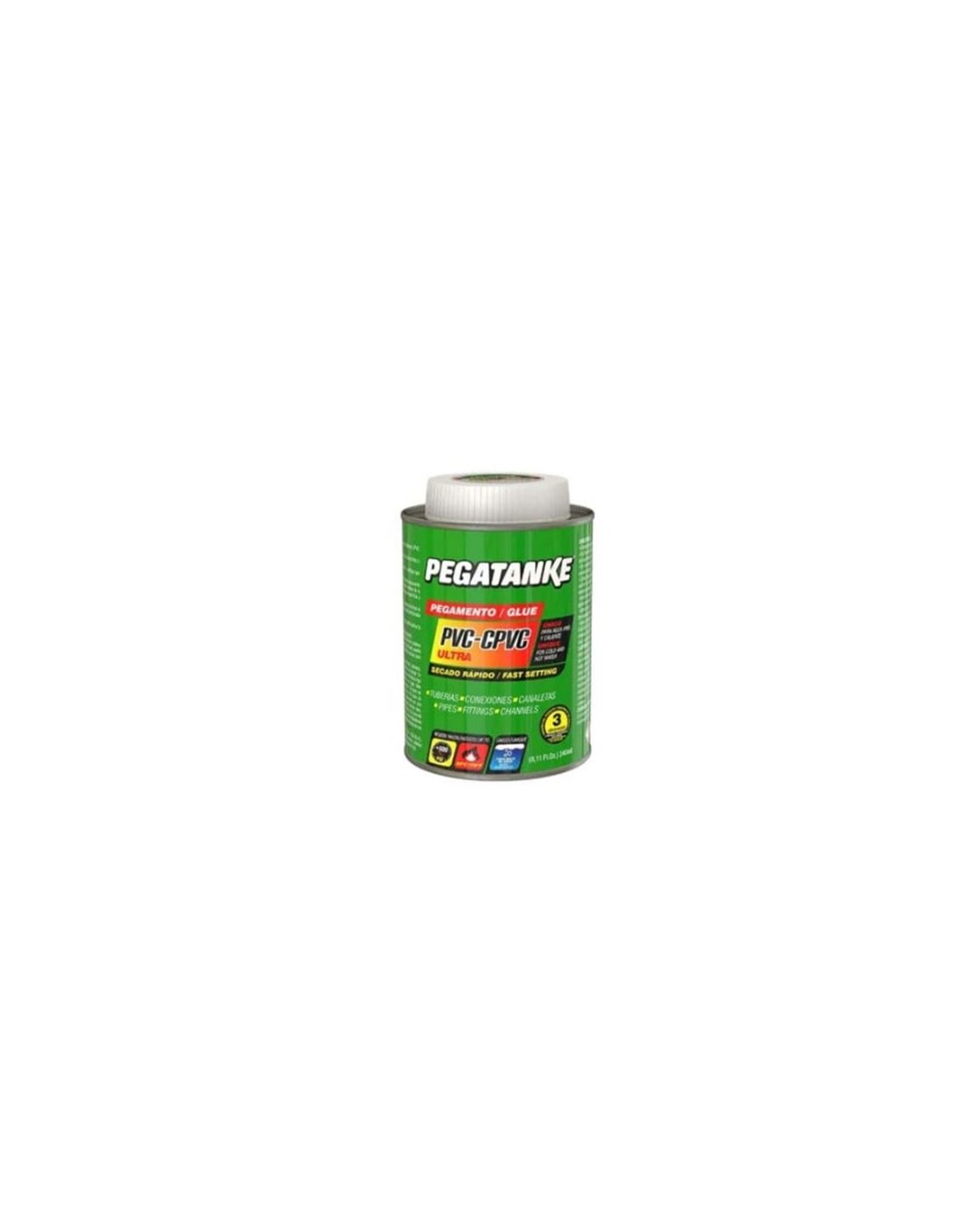 PEGAMENTO PARA PVC-CPVC 240ML PEGATANKE